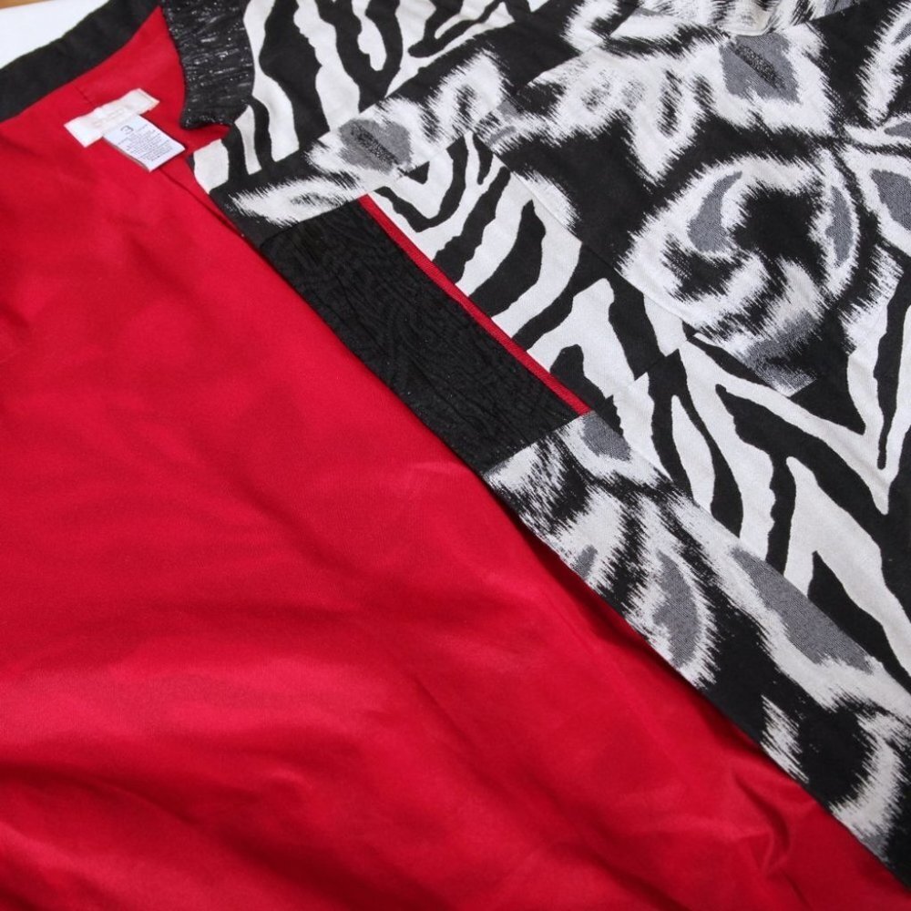 Chico's Patchwork Animal Print Jacket - image 8